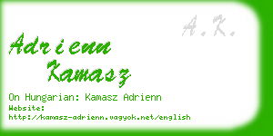 adrienn kamasz business card